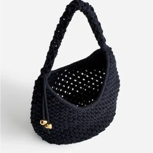 Women’s Madewell Carmen Rope Bag New NWT Crochet Woven Purse - Picture 7 of 8